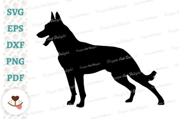 Belgian Shepherd Dog Silhouette Svg Png