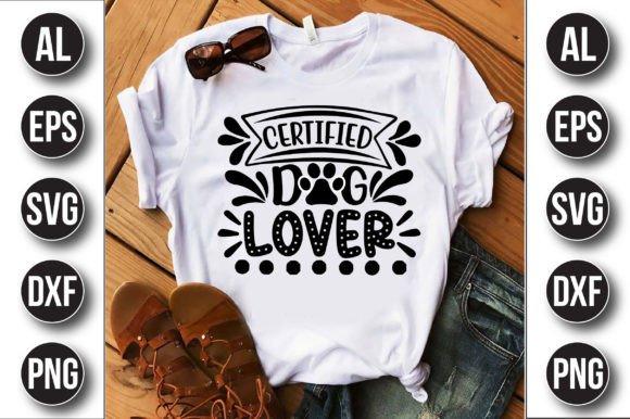Certified Dog Lover SVG