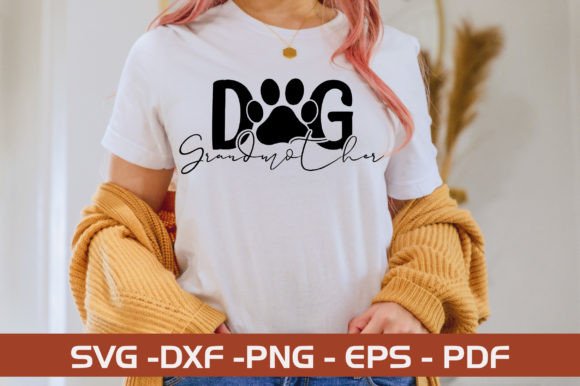 Dog Grandmother SVG Design