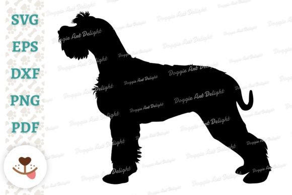 Giant Schnauzer Dog Silhouette Svg Cut