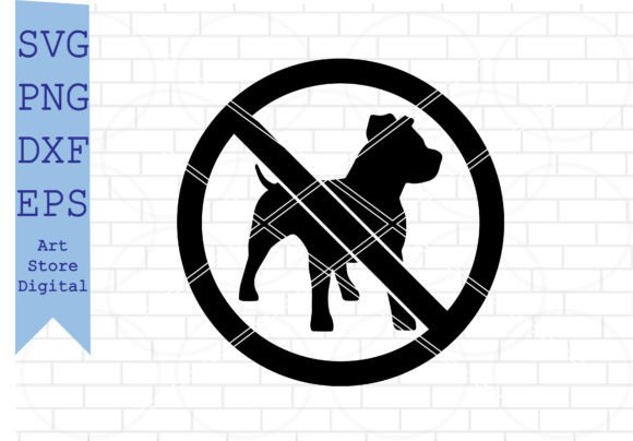 No Pitbull Dog 6 Svg