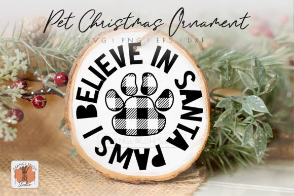 Santa Paw Dog SVG